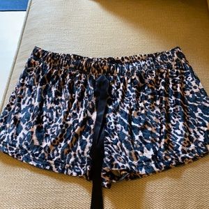 Cheetah Print Short PJ Bottoms